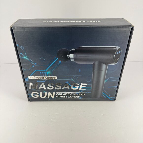 Massage Gun 30-Speed Deep Tissue Massager LCD Display – Unused Open Box - Picture 2 of 7
